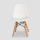 Dining Room Wooden Legs Plastic Shell Chair